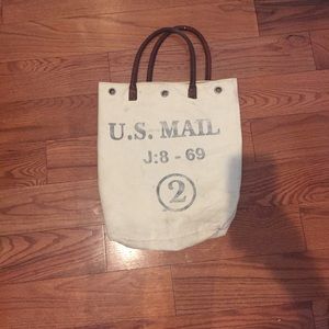 Vintage u.s mail postal pouch bag